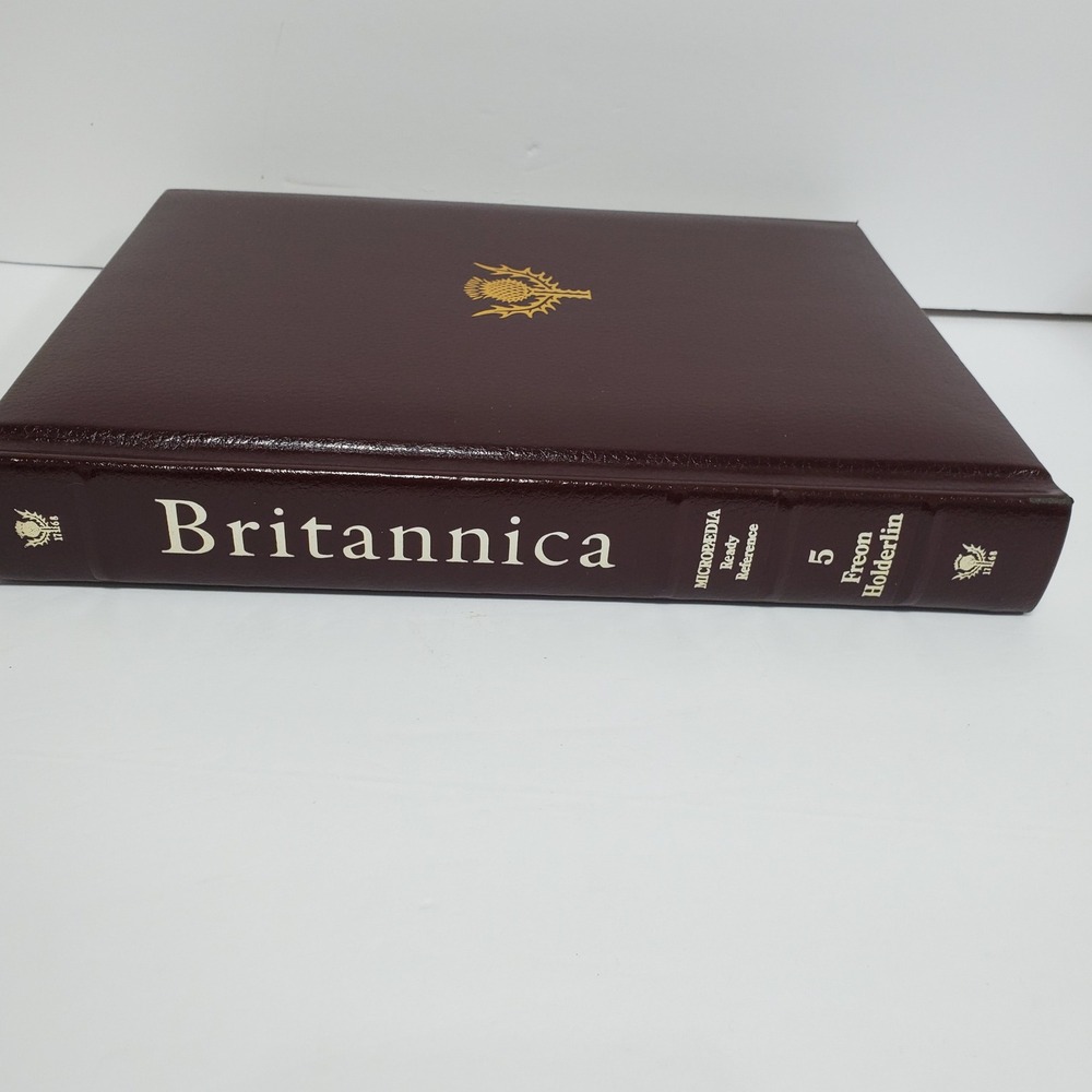 Britannica Encyclopedia Volume 5 Frewin to Holterman Micropsia  Reference‎ Book